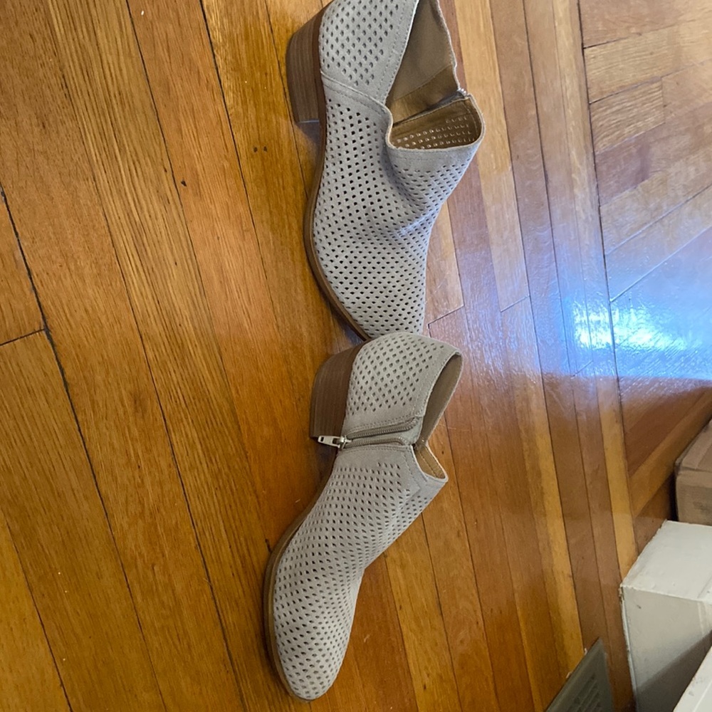 Lucky Brand booties. Grayish color. Sz 8 1/2